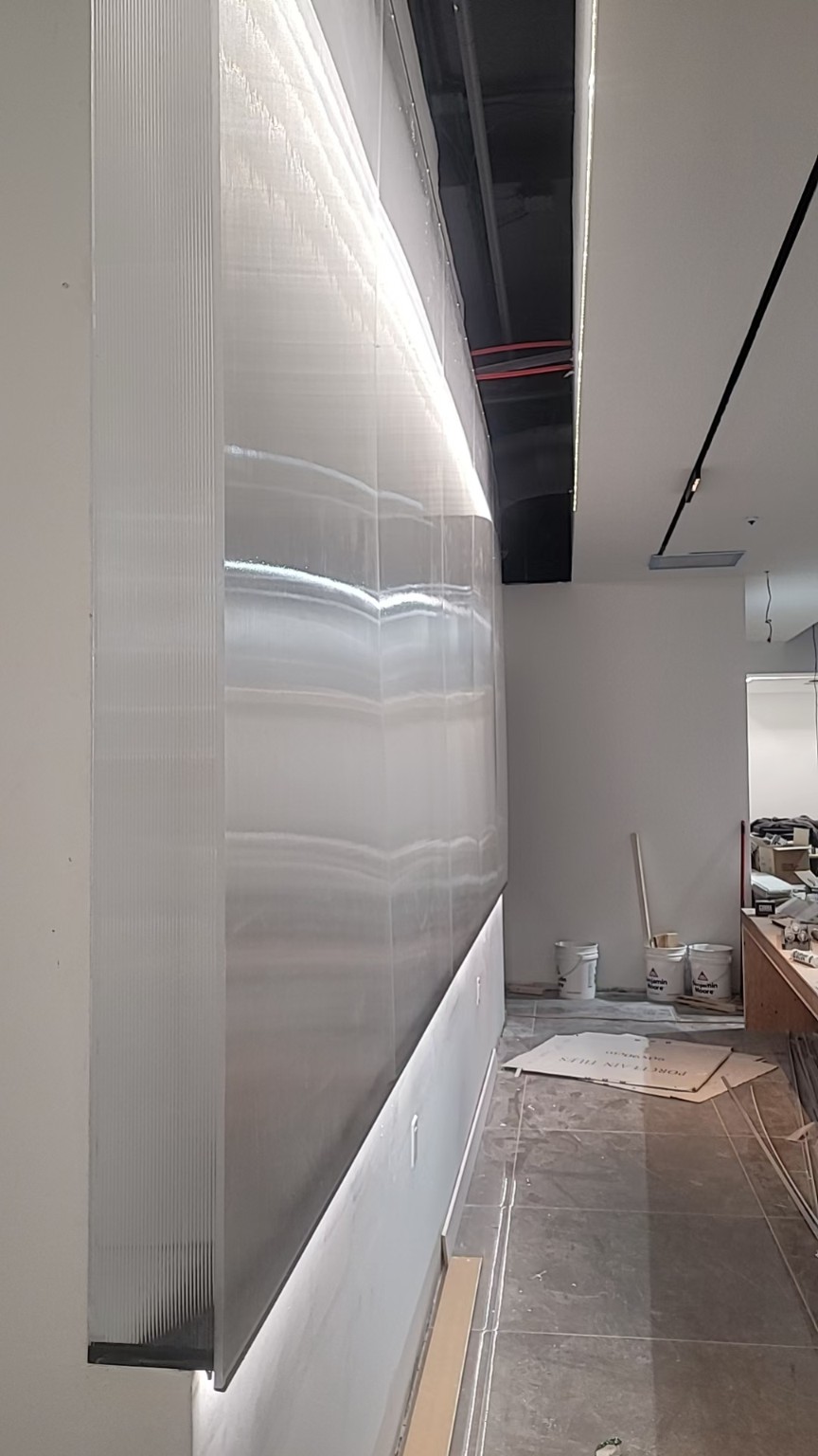 Reborn X Hair Salon construction progress at 5233 Yonge Street - view 7