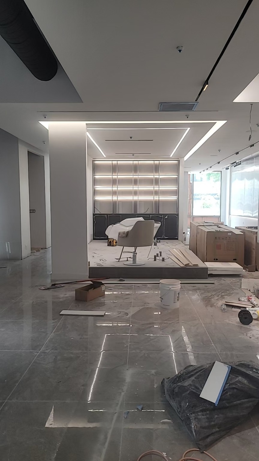 Reborn X Hair Salon construction progress at 5233 Yonge Street - view 10