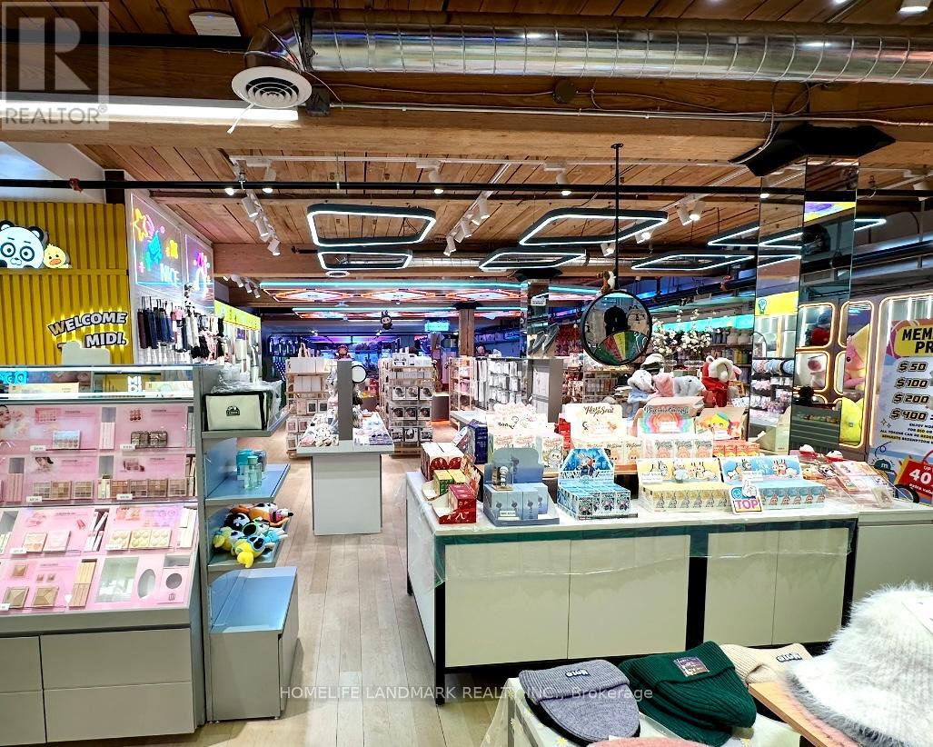 Completed WAHOO retail and entertainment interior at 577 Yonge Street - view 1