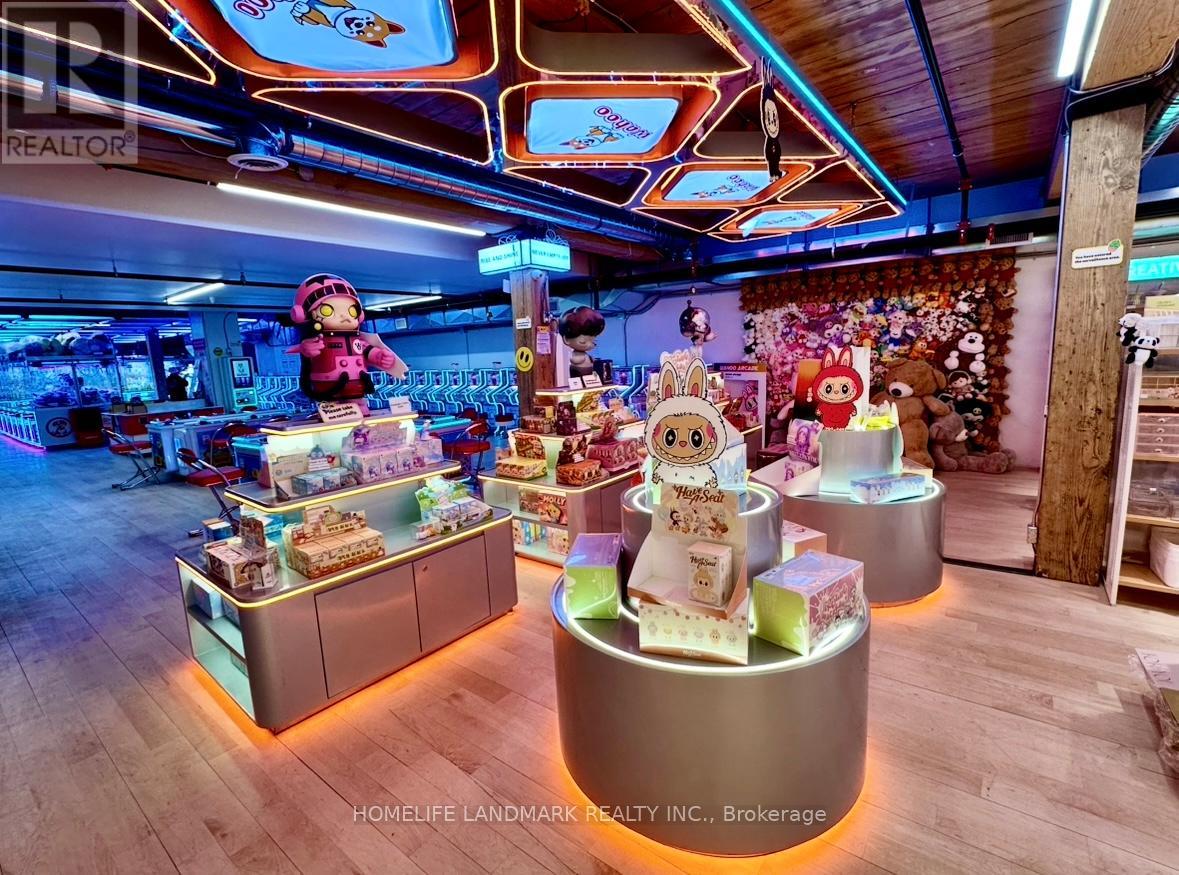 Completed WAHOO retail and entertainment interior at 577 Yonge Street - view 4