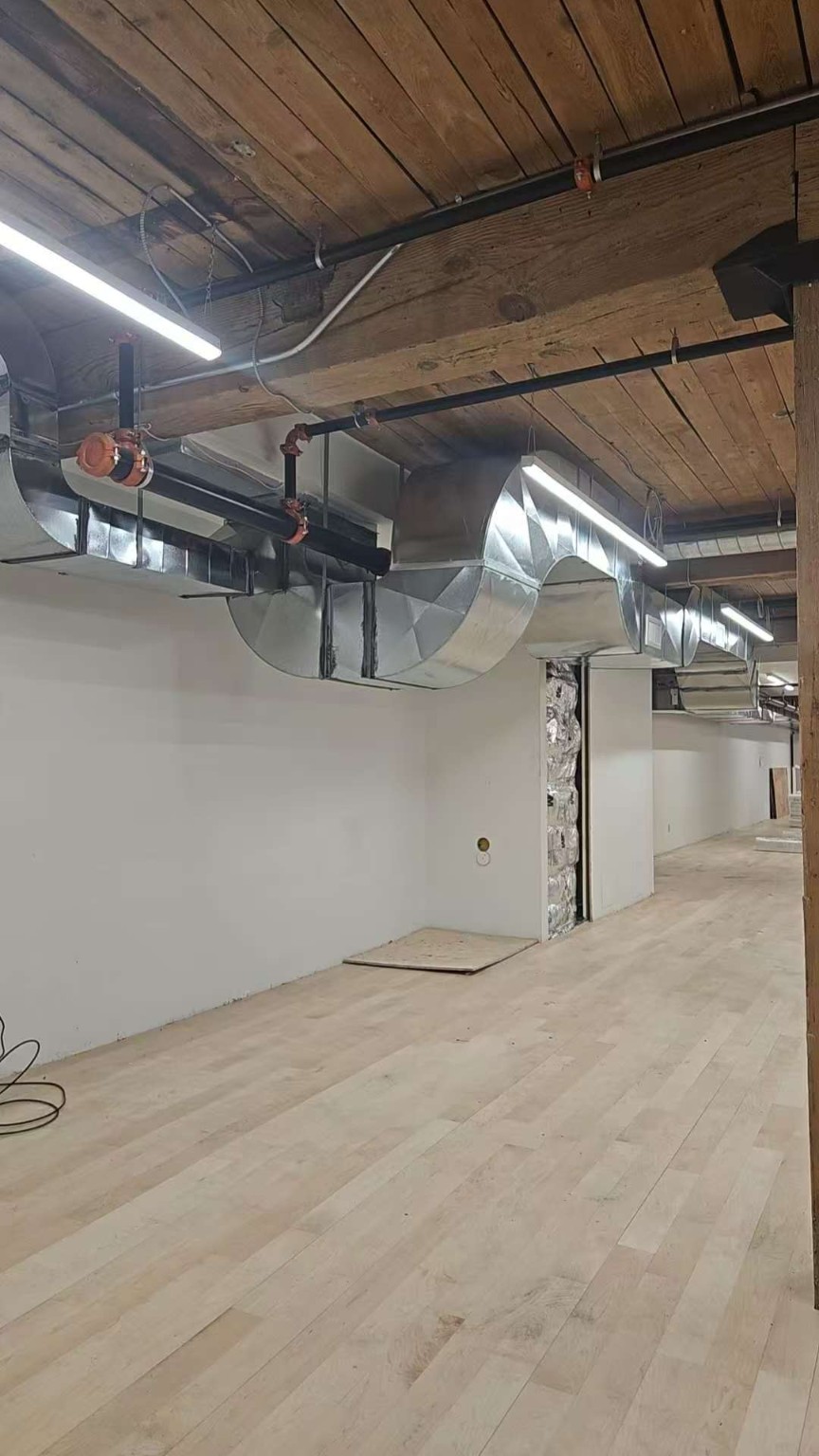 WAHOO second-floor construction progress at 577 Yonge Street - view 4